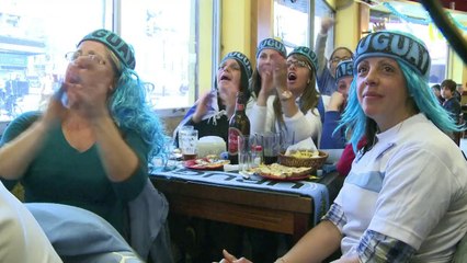 Uruguay’s 1-0 win over Italy sets off party in Montevideo