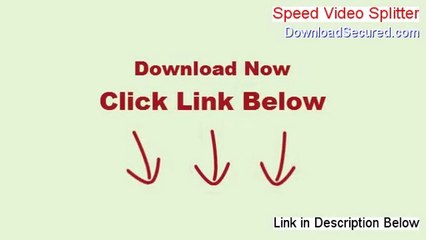 Speed Video Splitter Download - Instant Download