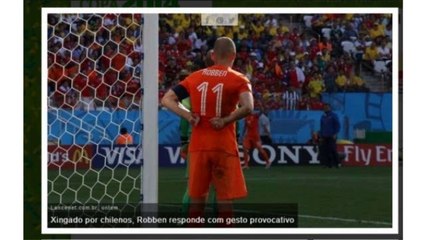 En Chile consideran que Robben se burló de ellos con este gesto