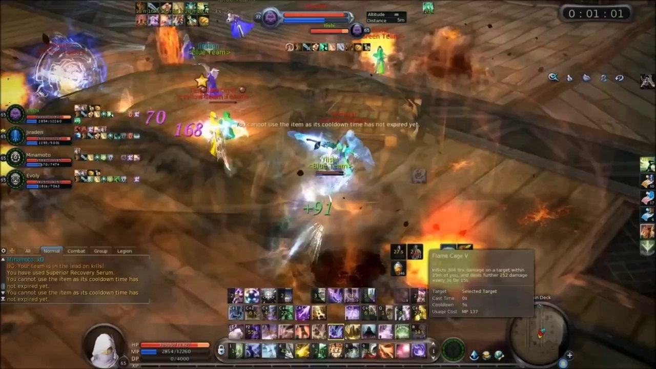 Aion Online 4.7 Sorcerer PVP Videosu #6