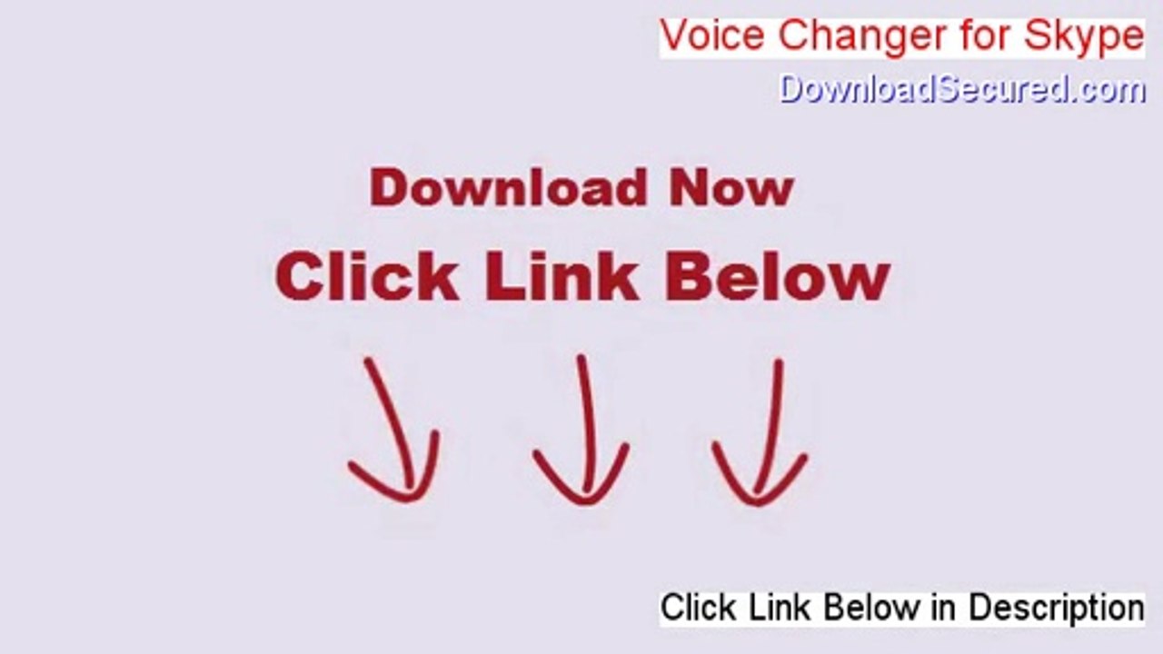 Voice Changer for Skype Download Free [Risk Free Download 2014]