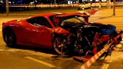 Rare Ferrari 458 Speciale Wrecked in Italy !