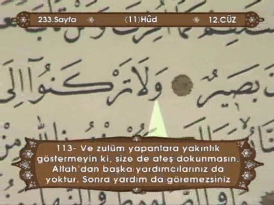 Ismail Bicer Ok Takipli Turkce Mealli Hatim Cuz-12