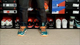 Nike Lebron 10 X Miami Dolphins Settings Sneaker review On Foot