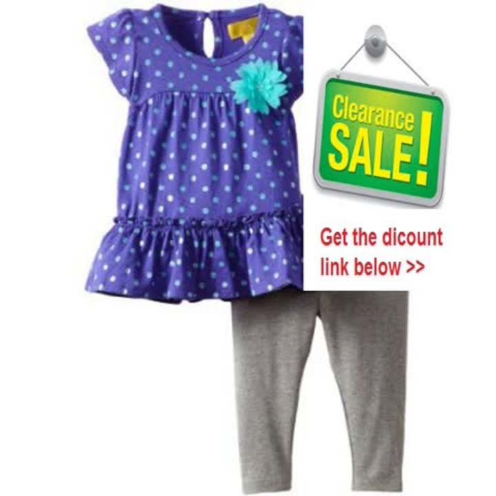 Cheap Deals Nicole Miller Baby-girls Infant Dot Tunic with Glitter Legging 2 Piece Set Review