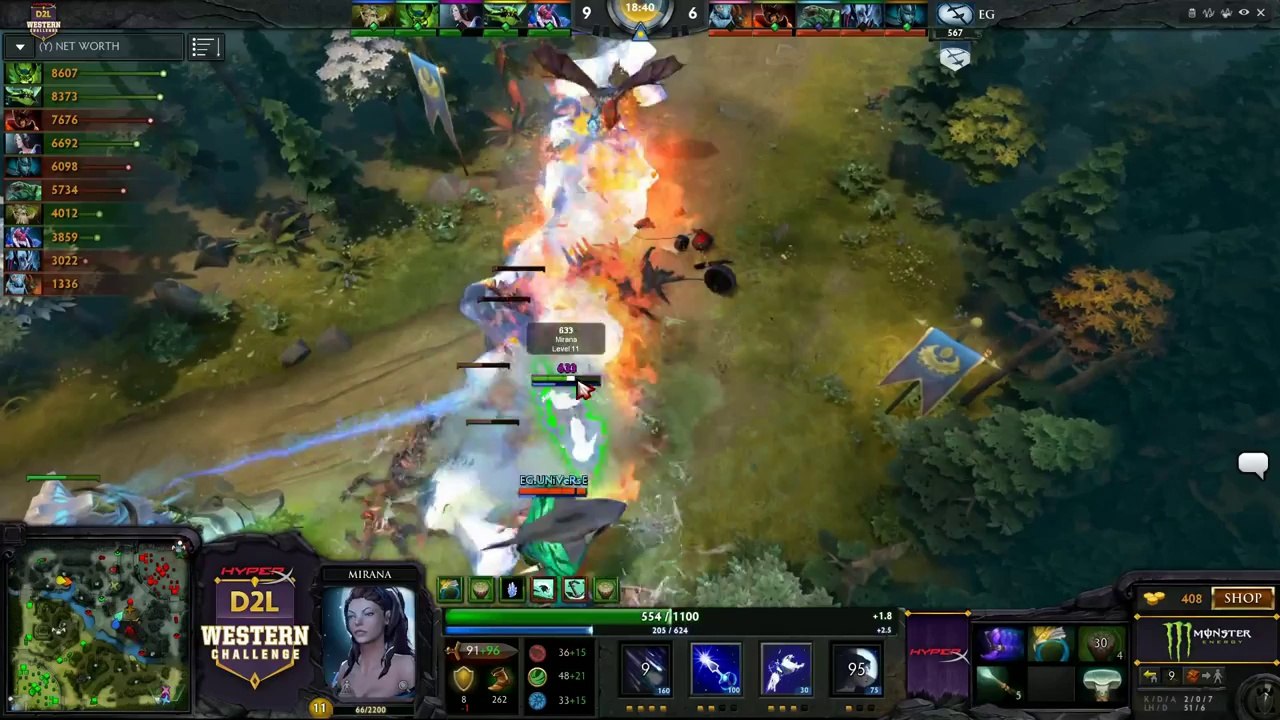 HyperX D2L Western Challenge Playoffs - Evil Geniuses vs ex-RoX.KIS (Game 1)