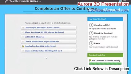 Aurora 3D Presentation Free Download (Risk Free Download)