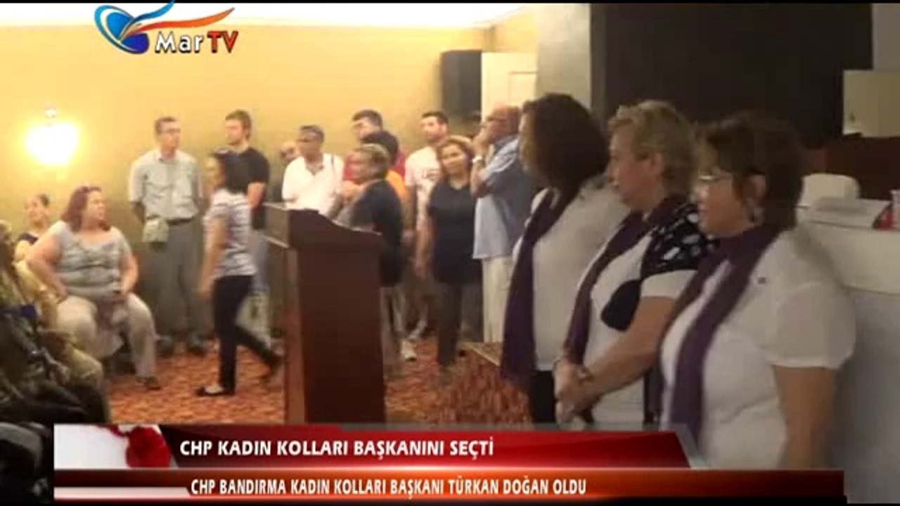 CHP KADIN KOLLARI BAŞKANINI SEÇTİ