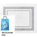 Best Price White and Gray Modern Hotel Accent Floor Rug by Sweet Jojo Designs Review