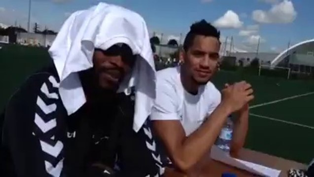 Mike Brasseleur et Arnaud Bingo, joueurs du Tremblay en France Handball en LNH, vous donnent rendez-vous sur le Sandball Tour 2014!