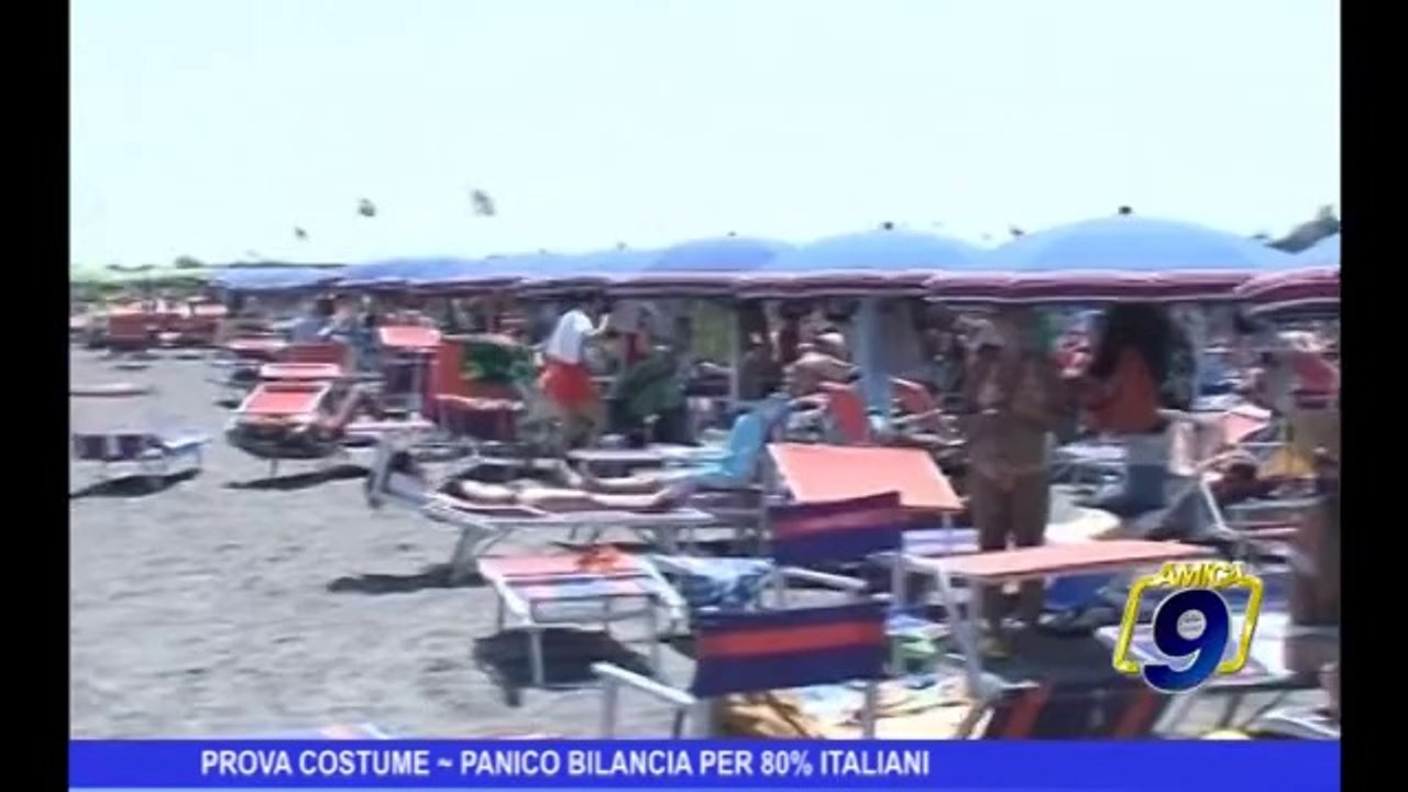 Prova Costume | Panico bilancia 80% italiani