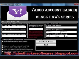 Yahoo Account Hacker 2014