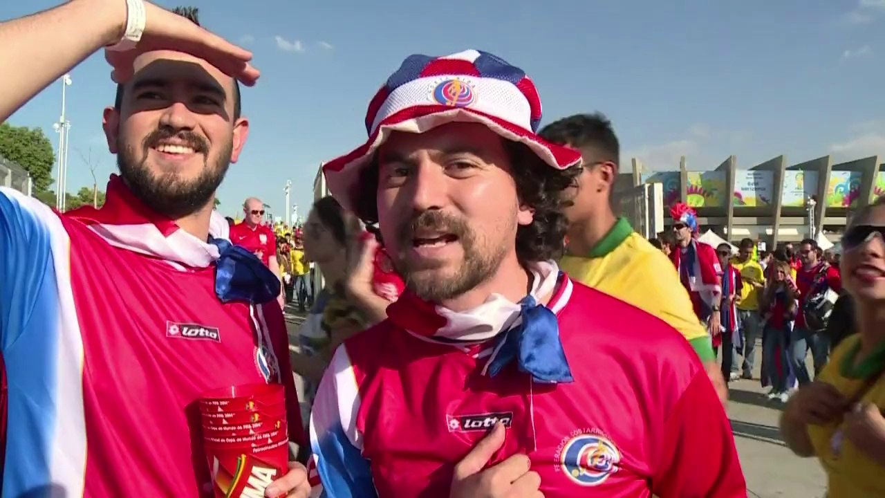 Mondial 2014/Costa Rica: "On va aller loin!" (supporteur)