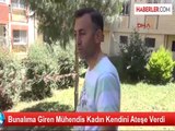 Üzerine Benzin Döküp Kendini Yaktı