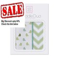 Cheap Deals SwaddleDesigns SwaddleDuo Chic Chevron Duo, Kiwi Review