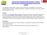 Australian Defense Market: Attractiveness, Competitive Landscape and Forecasts 2019