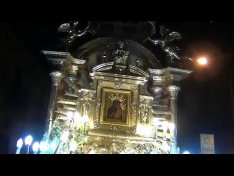 Aversa (CE) - La Madonna di Casaluce rientra nella sua chiesa (24.06.14)