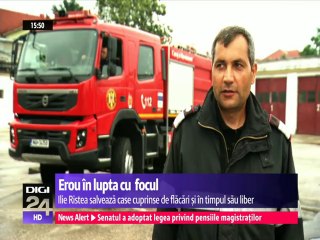 OAMENI. Ilie Ristea, pompier
