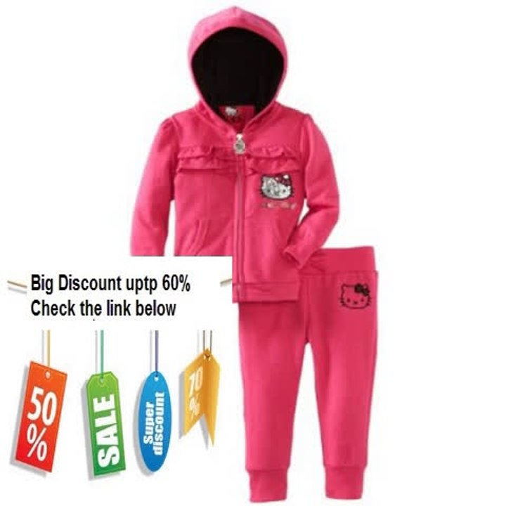 Cheap Deals Hello Kitty Baby-girls Infant Sweatsuit Set with Ruching Review