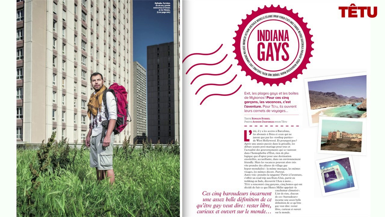 Yannick Barbe présente le numéro d'été de TÊTU