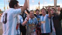 Les Argentins envahissent Porto Alegre et célèbrent Messi