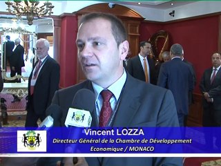 Séance de travail du Président avec une délégation d'hommes d'affaires monégasques