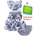 Cheap Deals Children's Apparel Network Baby-Girls Newborn 2 Piece Printed Knit Dress Review