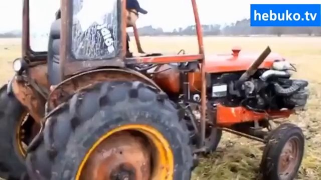 traktöre turbo takılırsa.. işte sonucu!