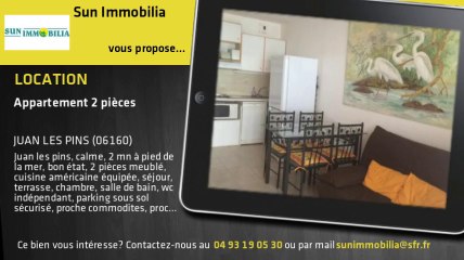 Tải video: A louer - Appartement - JUAN LES PINS (06160) - 2 pièces