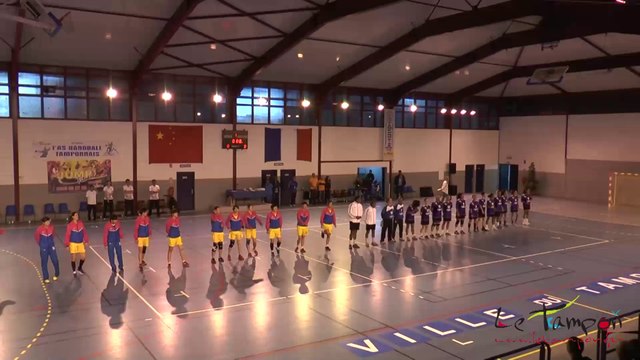 Les meilleures actions du match de handball Chine contre Réunion