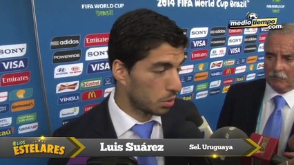 Luis Suárez negó haber agredido a Giorgio Chiellini