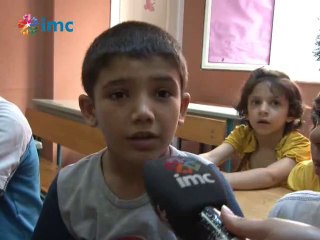 Okmeydanı'nda açılan okulda 170 Suriyeli öğrenci eğitim görüyor