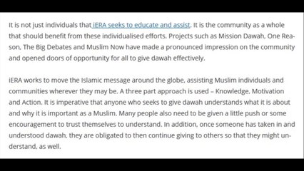 Spreading the message through iERA