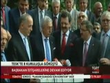 Cumhurbaşkanlığı Seçimi Kapsamında STK Temsilcileriyle Bir Araya Geldi. Türk-İş Başkanı Ergün Atalay, Tobb Başkanı Rifat Hisarcıklıoğlu Ve Memur-Sen Genel Başkanı Ahmet Gündoğdu