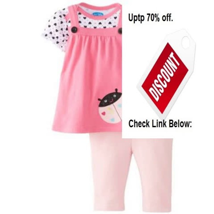 Cheap Deals Bon Bebe Baby-Girls Newborn Ladybug Top with Jegging Pant Review