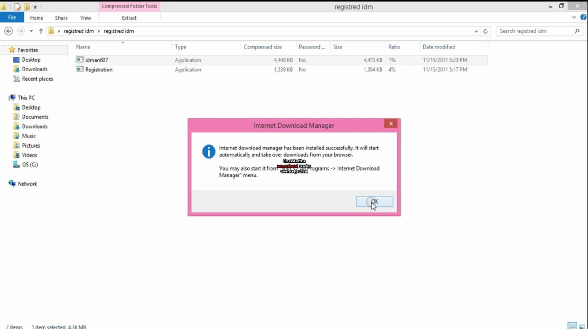 ⁣HOW TO REGISTER / CRACK IDM , 100% LIFE TIME REGISTERED INTERNET DOWNLOAD MANAGER window 8