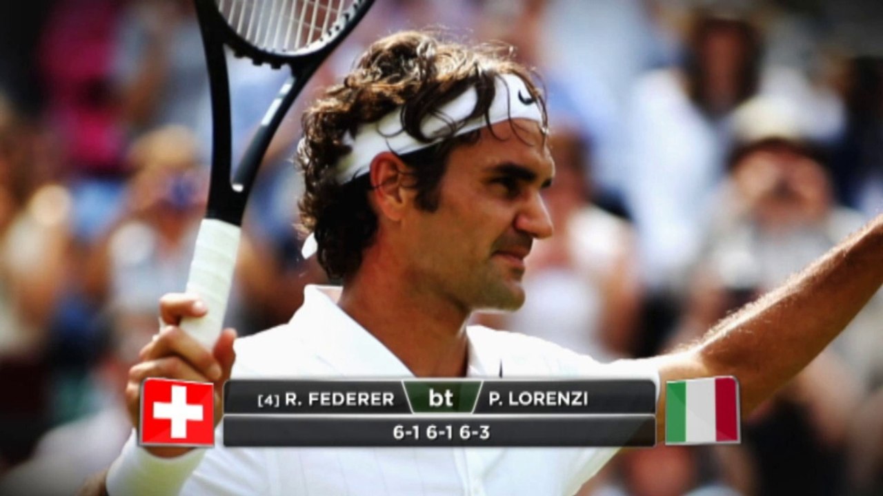 Wimbledon: Federer locker, Nadal mit Mühe