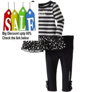 Cheap Deals Calvin Klein Baby-Girls Infant and Stripes Tunis with Leggings Review