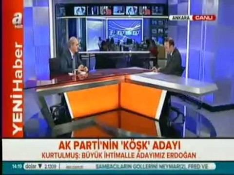 Ak Parti Genel Başkan Yardımcısı Numan Kurtulmuş İle Röportaj Merkez Bankasının Faiz İndirimi. Ak Partinin Köşk Adayı, Yasa Dışı Dinlemeler