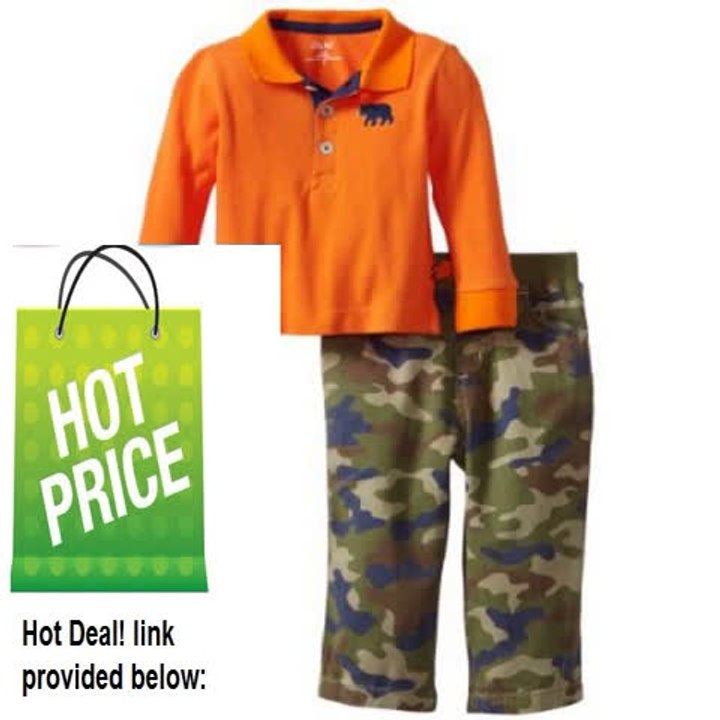 Cheap Deals Little Me Baby-boys Infant Camo Polo Set Review