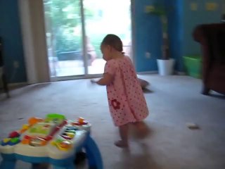 Hilarious! Baby talking on the phone