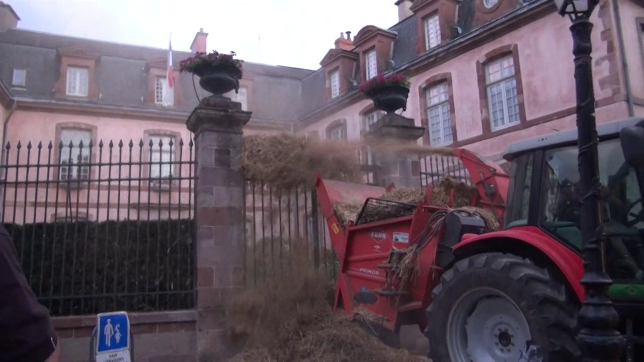 Action FDSEA-JA (Rodez) : «Stop aux contraintes !»