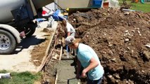 Pouring Footings for the Construction of a Small Detached Garage