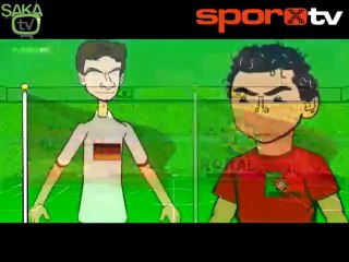 Almanya - Portekiz Maçı Animasyon Oldu
