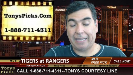 MLB Pick Texas Rangers vs. Detroit Tigers Odds Prediction Preview 6-25-2014