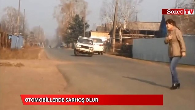 Rusya'da görenleri şaşkına çeviren otomobil