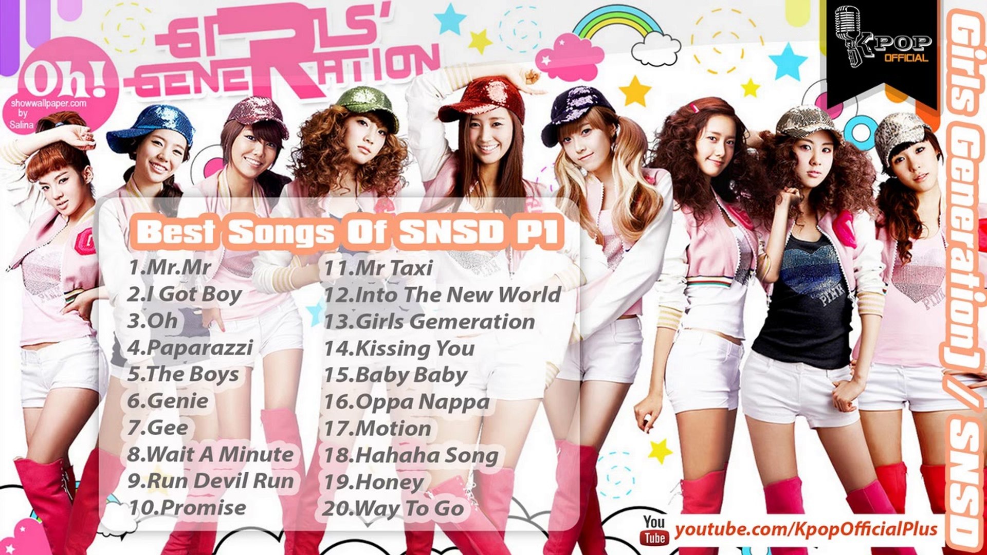 SNSD│ Best Songs of SNSD Collection 2014 │SNSD's Greatest Hits, image size:1920x1080