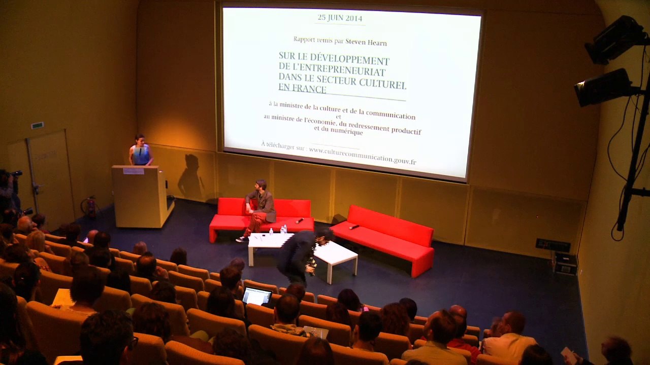 Présentation du Rapport sur le développement de l'entreprenariat culturelle en France