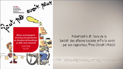 Mieux accompagner et inclure les personnes en situation de handicap : un défi, une nécessité - cese