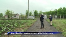 Amateur films Ukrainian helicopter downed by rebels